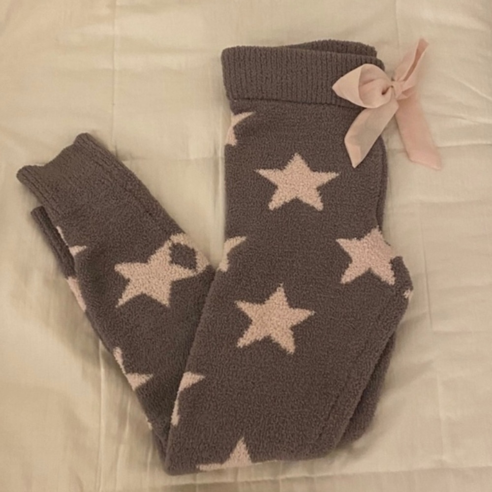 ✧ Honeydew Sherpa Mauve Grey Loungewear Pants ✧